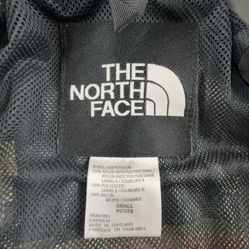 The North Face Hydroseal Jacket Mens Small Red Gray Waterproof Shell Rain 88080 - Picture 7 of 13